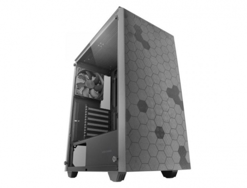 Caixa MARS GAMING MC-Q3, ATX PC , DOUBLE MAGNETIC ANTI-DUST TOP   FRONT MESH, Cinzento