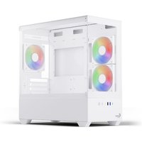 Caixa Micro-ATX Aerocool P300D Digi ARGB Vidro Temperado Branco