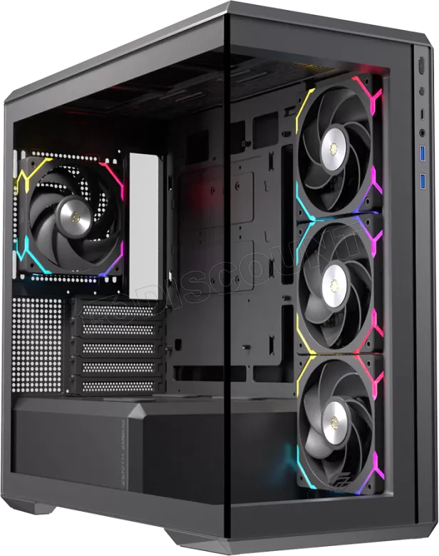CAIXA MICRO-ATX EINAREX EXCS-ZM-800R-B
