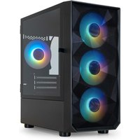 Caixa Micro-ATX Tooq SEIZURE Mesh ARGB c/ Vidro Temperado Preta