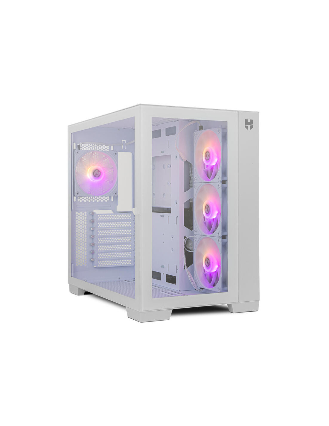 Caixa Nox Hummer Astra ARGB Mid Tower White - NXHUMMERASTRAWH