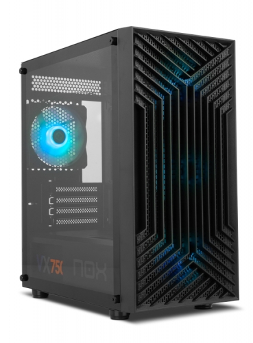 Caixa Micro-ATX Nox Infinity Epsilon RGB Vidro Temperado Preta, NXINFTYEPSILON