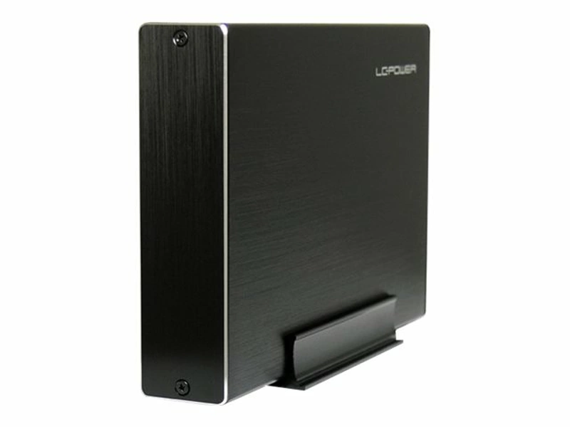 Caixa p/ Disco  LC-35U3-Becrux-C1 3.5" SATA (Preto) - LC-POWER