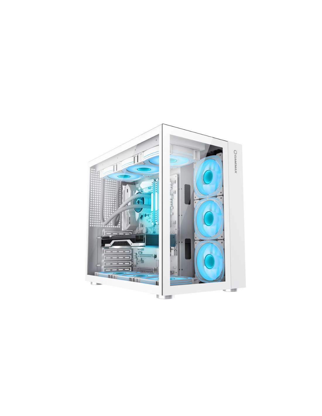 Caixa PC Gamemax Infinity White, ATX, Vidro Temperado, USB 3.0 & USB-C, 7.5 Kg
