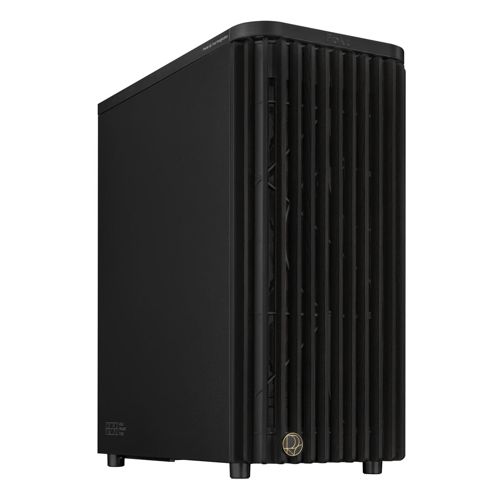 CAIXA PROART PA401 WOOD METAL PWM BLACK ATX