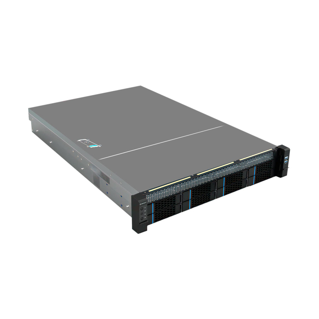 Caixa Server PRO Rack 2U HSW4208, 8 HDD 2.5"/3.5" Hot Swap admite Fonte redundante