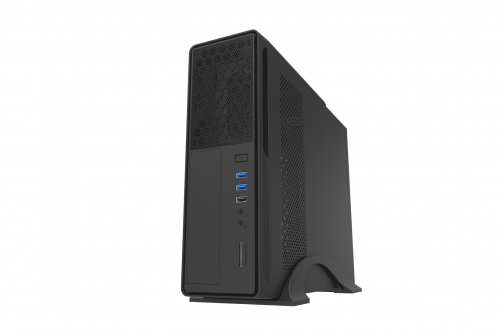 Caixa Slim Desktop UK-2010 MicroAtx 300W 85% Eficiência USB 3.0