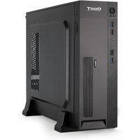 Caixa Slim Micro-ATX Tooq C/Fonte Alimentação 500W + Leitor de Cartões + 2x USB 3.0 Preto