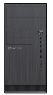 Caixa Unyka Micro ATX AERO C12 V1, USB 3.0, Leitor SD e Design Elegante, UK52110V2