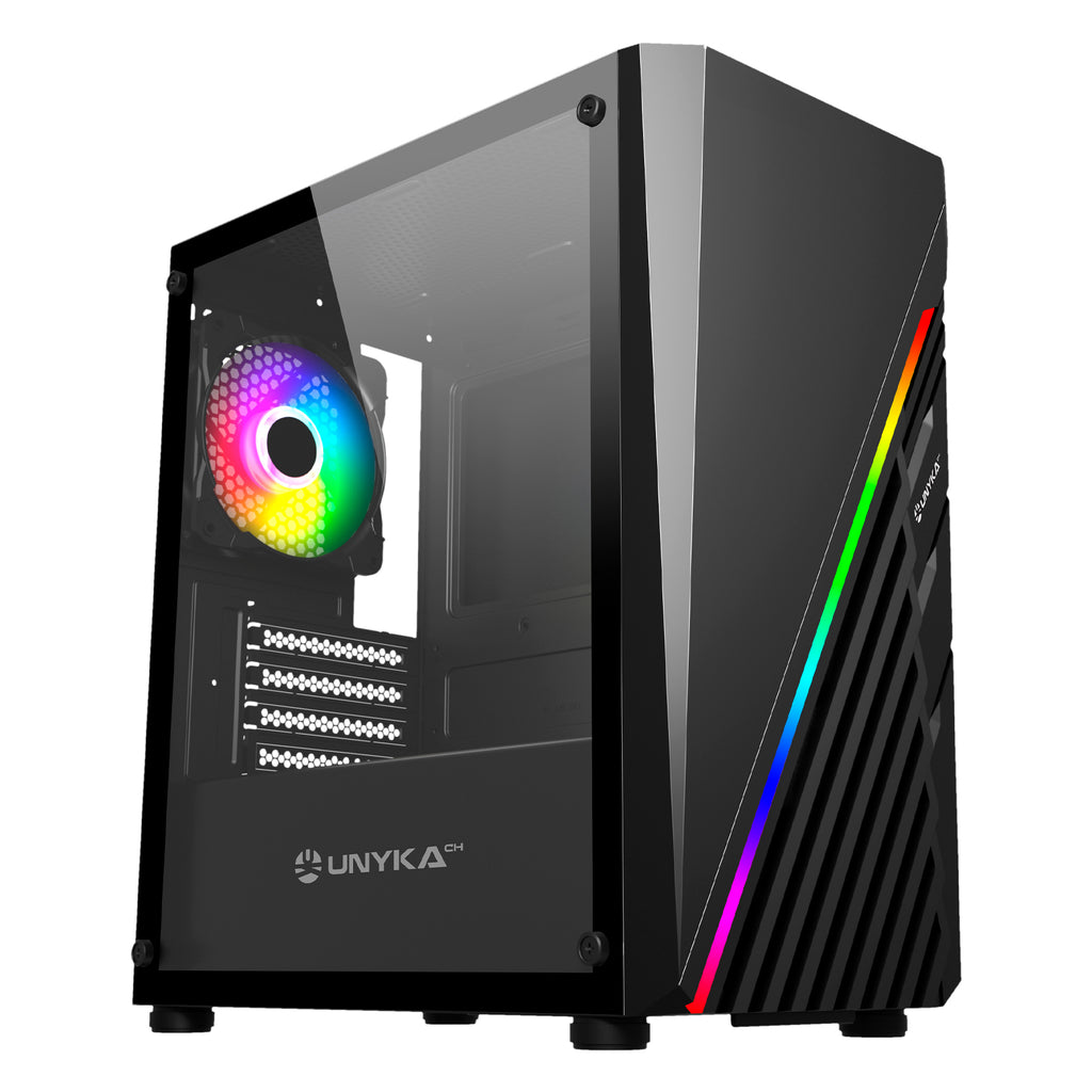 Caixa UNYKAch mATX Gaming Mini GLAYZE Black