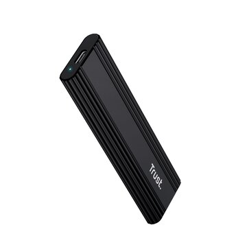 Caja Externa para Disco SSD M.2 Trust 25806/ USB 3.2 Gen2/ Sin tornillos
