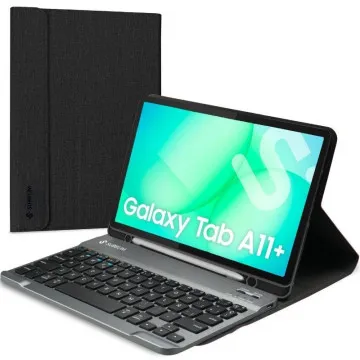 Capa com teclado Subblim KeyTab Pro BT para tablets Samsung Galaxy A11+/Preta