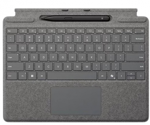 Teclado Microsoft Surface Pro (Copilot) com Slim Pen - Platina