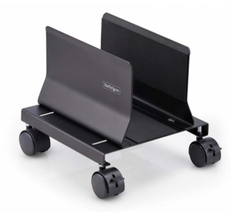 Carrinho para computador pessoal aço preto StarTech CPUMOBILESTND