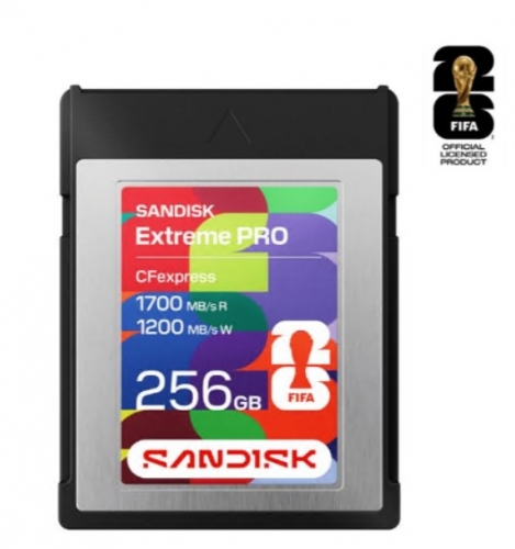 cartão de memória flash 256 GB CFexpress Tipo B SanDisk SDCFE-256G-GF4NN