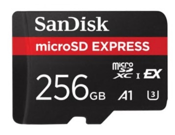 Cartão de memória flash 256 GB microSDXC UHS-I SanDisk Express SDSQXFN-256G-GN4NN