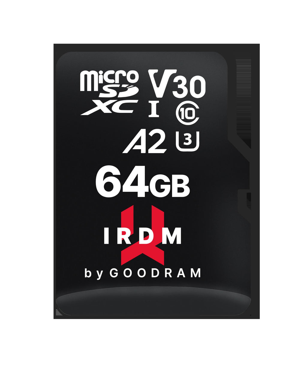Cart&atilde;o de mem&oacute;ria GoodRAM MicroSDXC 64 GB UHS-I + Adaptador
