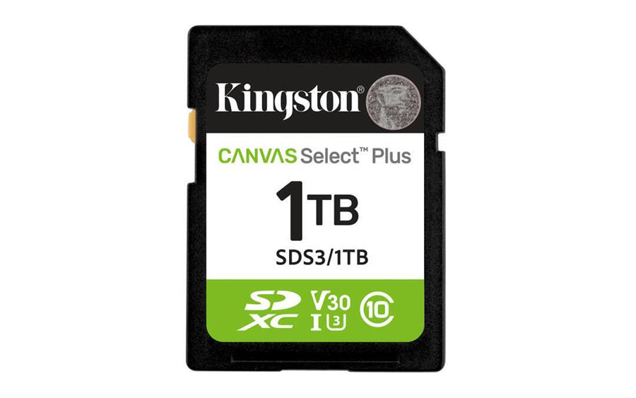 Cartão de Memória 1TB Kingston Technology Canvas Select Plus Gen3 SDS3/1TB