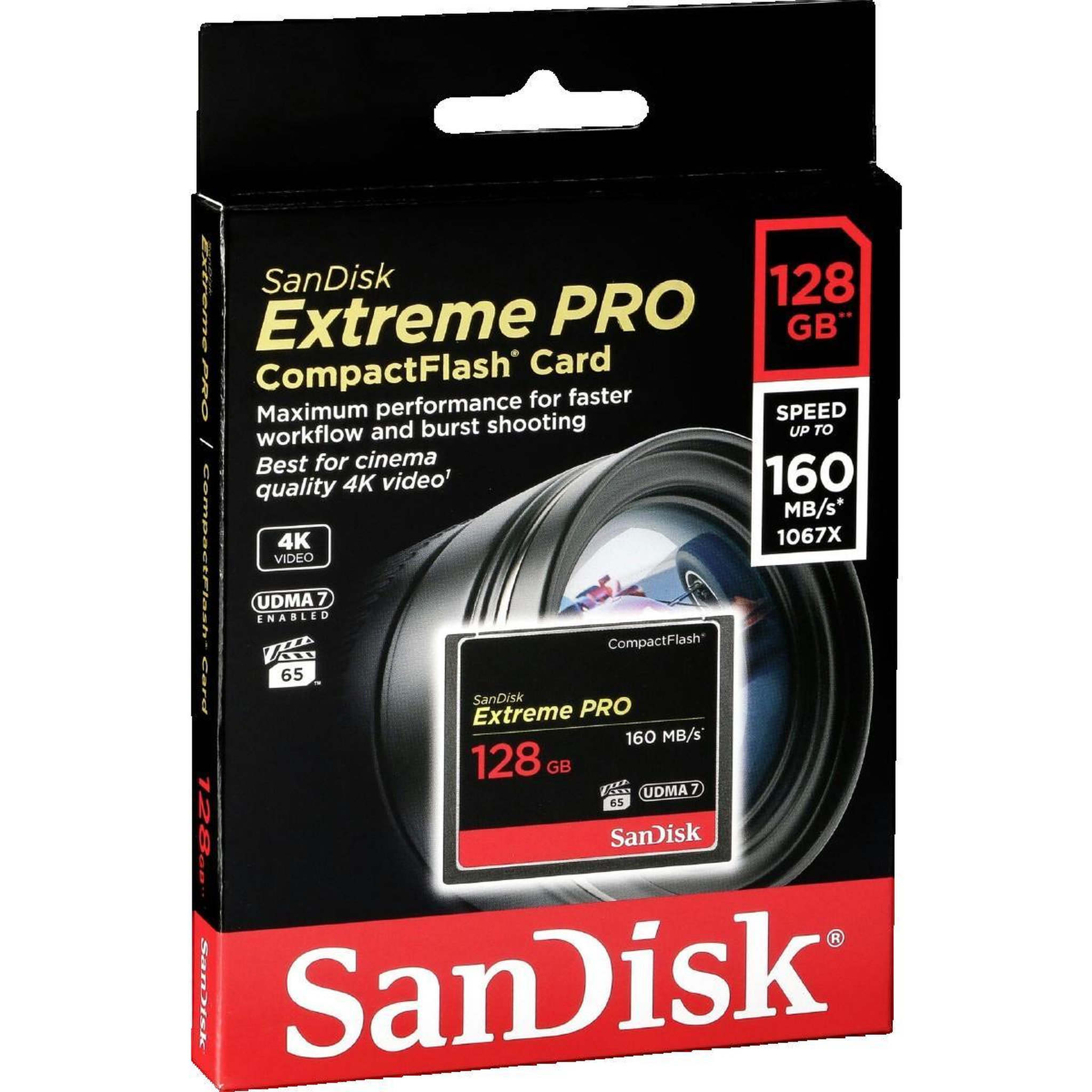 Cartão de Memória Extreme Pro CF 128GB - SANDISK