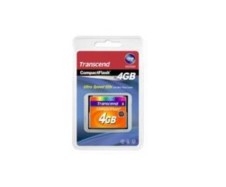 Cartão de memória flash 4 GB 133x CompactFlash Transcend TS4GCF133