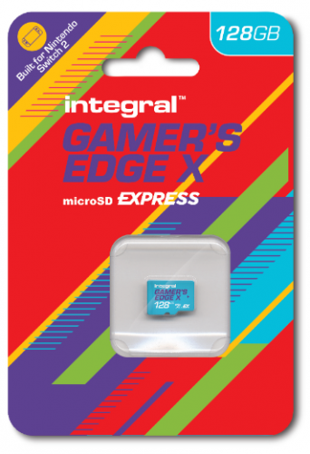 Cartão de Memória Integral Gamer's Edge MicroSD Nintendo Switch - 128G