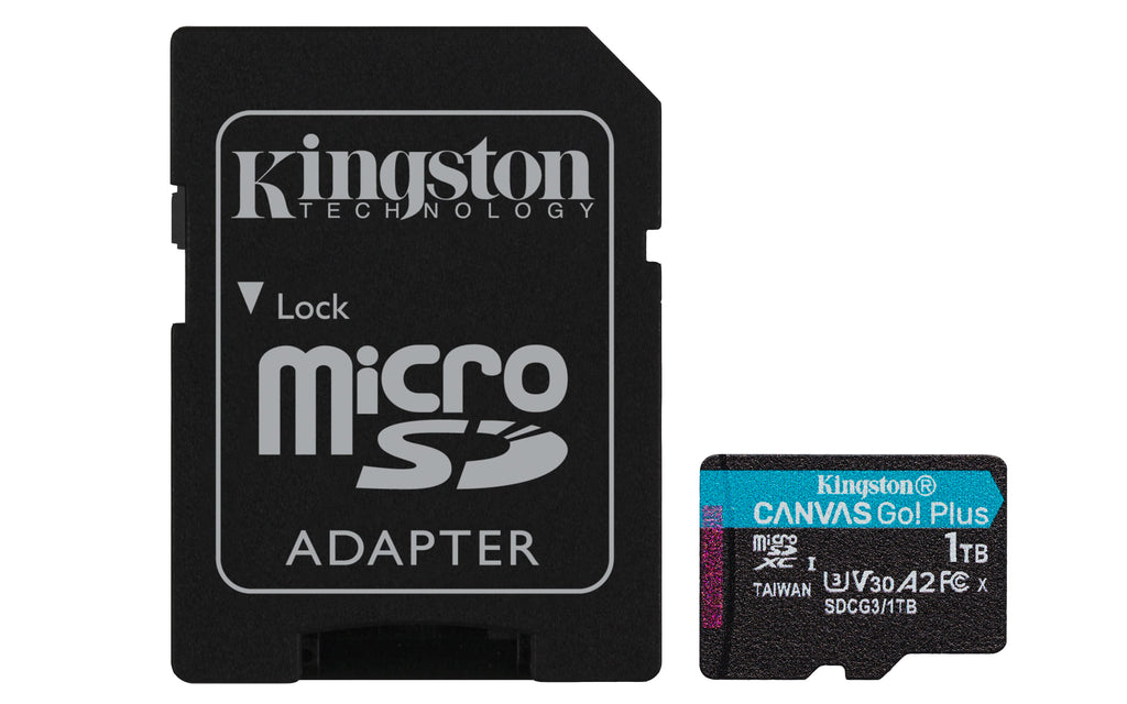 Cartão de Memória MSDXC Kingston Canvas Go! Plus - 1TB + Adaptador de  | Darty