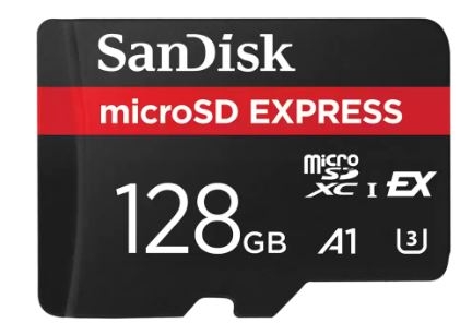 Cartão SanDisk microSD Express - 128GB | SDSQXFN-128G-GN4NN