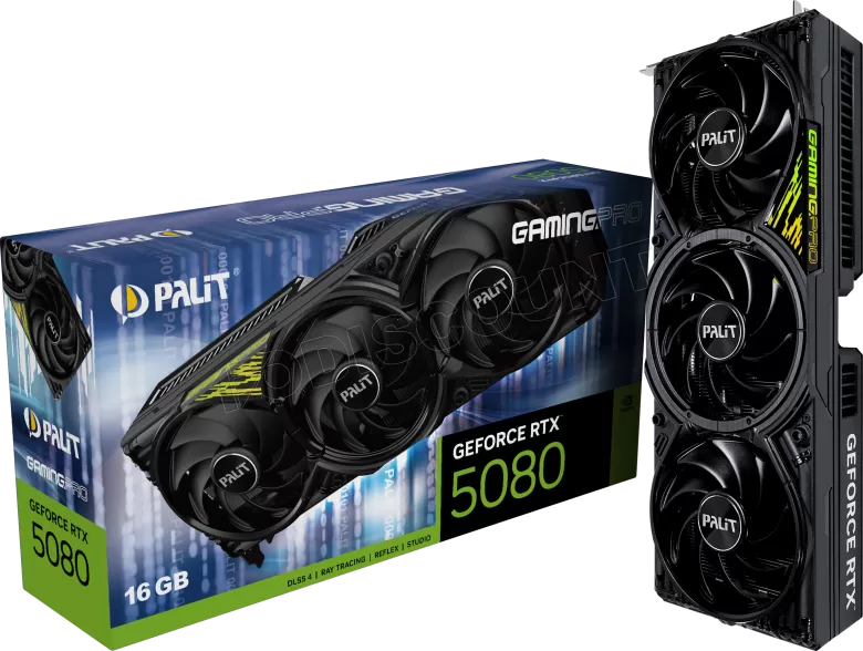 Carte Graphique Palit GeForce RTX 5080 GamingPro V1