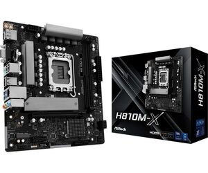Carte Mère ASRock H810M-X Gen5 DDR5 (Intel LGA 1851) Micro ATX