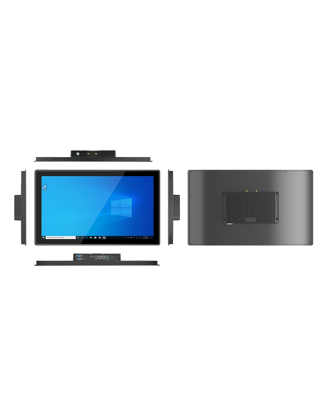 Computador Industrial INSYS EM4-P21J: Windows 11, Intel Celeron N5100, 4GB RAM, 64GB, 21.5p, IP65