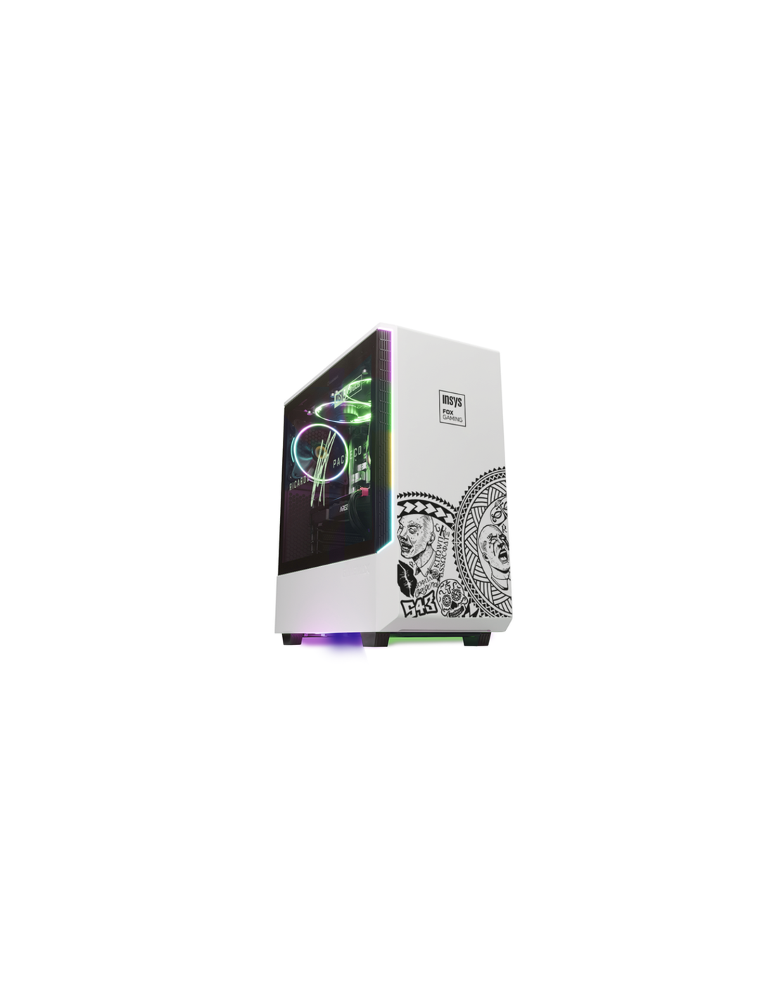 Computador INSYS FOXGG Special Edition i5-12400F, RTX2060, 16GB RAM e HDD 1TB