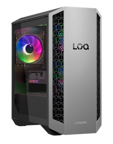 Computador Lenovo LOQ Tower 26ADR10-937 - AMD Ryzen 7, 32GB DDR5, 1TB SSD, NVIDIA GeForce RTX 5070, Windows 11 Home, Grey, 91DF006CPG