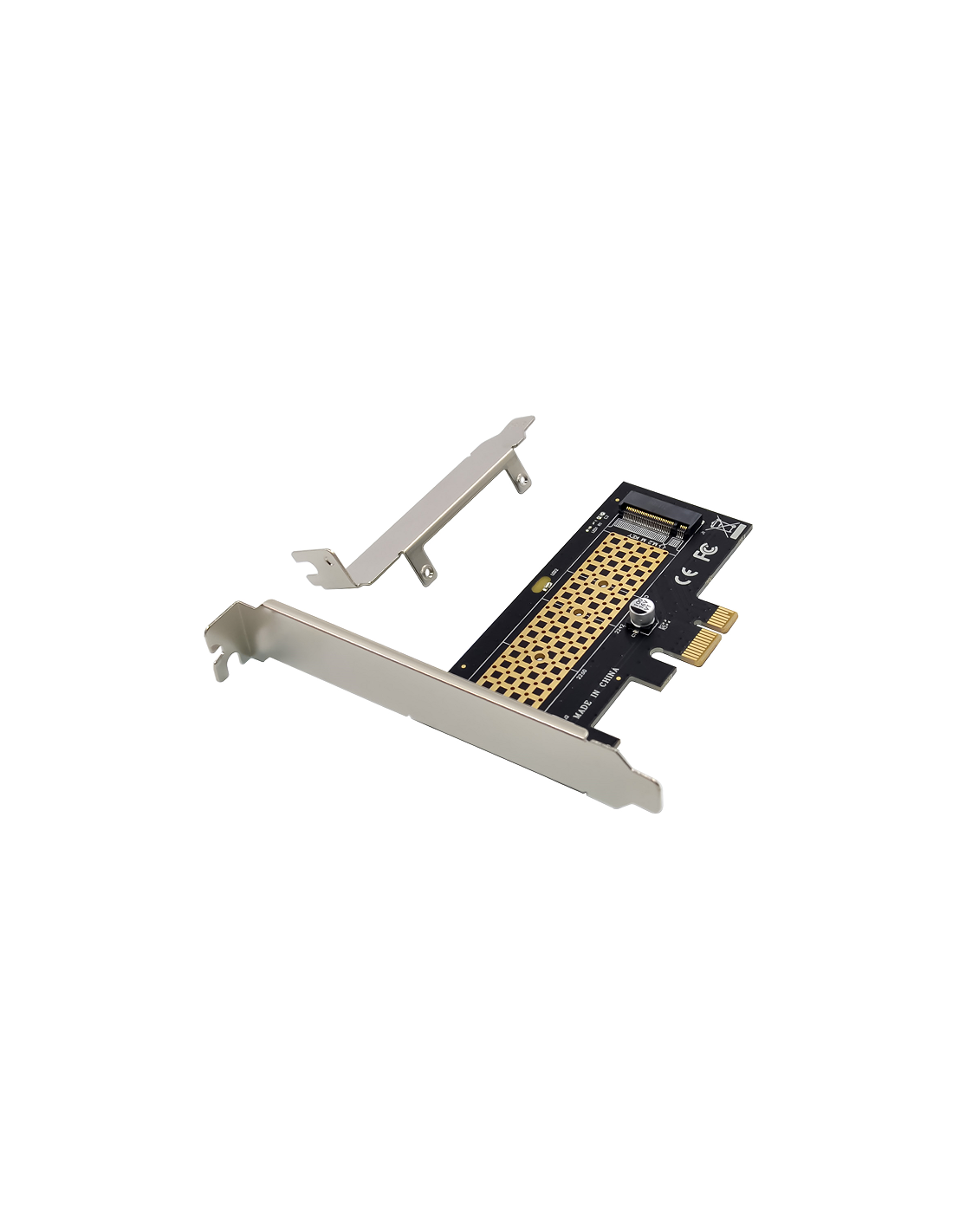 Conversor OEM ST597: PCIe 3.0 x1 para M.2 NVMe, SSD LP/FH, Key M