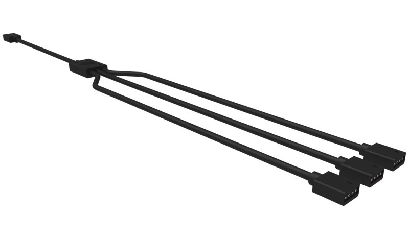 Cooler Master Cabo Splitter Extensão 1-to-3 RGB LED