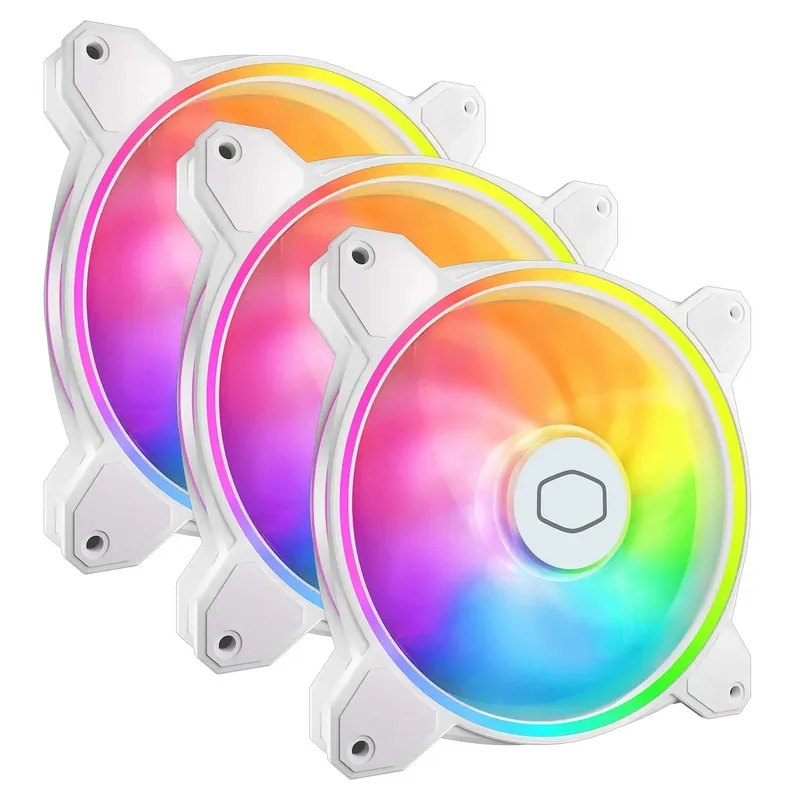 Cooler Master MasterFan MF120 Halo² White Edition 3 In 1 - Ventilatorhuis