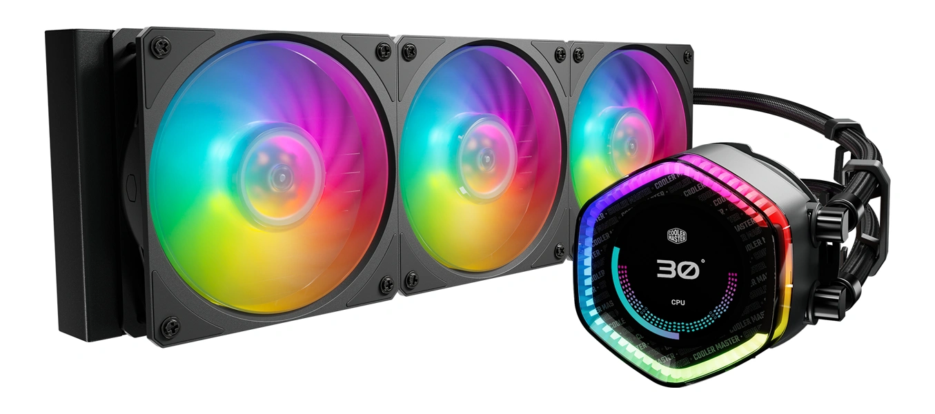 Cooler Master MasterLiquid 360 ION Prozessor All-in-One-Flüssigkeitskühler 12 cm Schwarz 1 Stück(e)