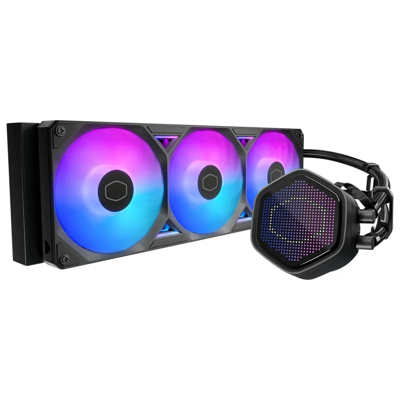 Cooler Master MasterLiquid Atmos II 360 Pixel LED Black Processore Kit di raffreddamento a liquido 12 cm Nero 1 pz