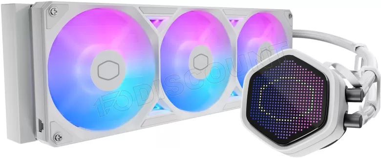 Cooler Master MasterLiquid Atmos II 360 Pixel LED White Processore Kit di raffreddamento a liquido 12 cm Bianco 1 pz
