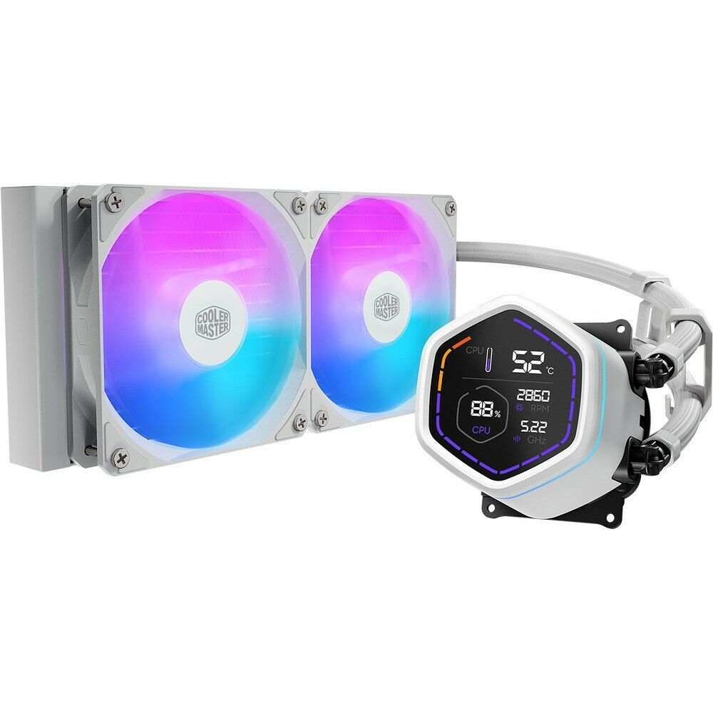 Cooler Master MasterLiquid Core Nex Digital 240 Blanc
