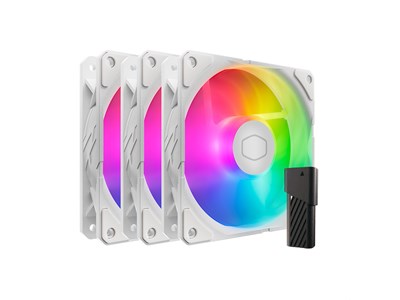 Cooler Master SickeFlow Edge 120 ARGB Blanc - Pack de 3