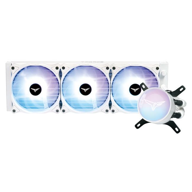 Cooler Team Group T-FORCE SIREN GD360E Branco ARGB CPU Liquid Cooler