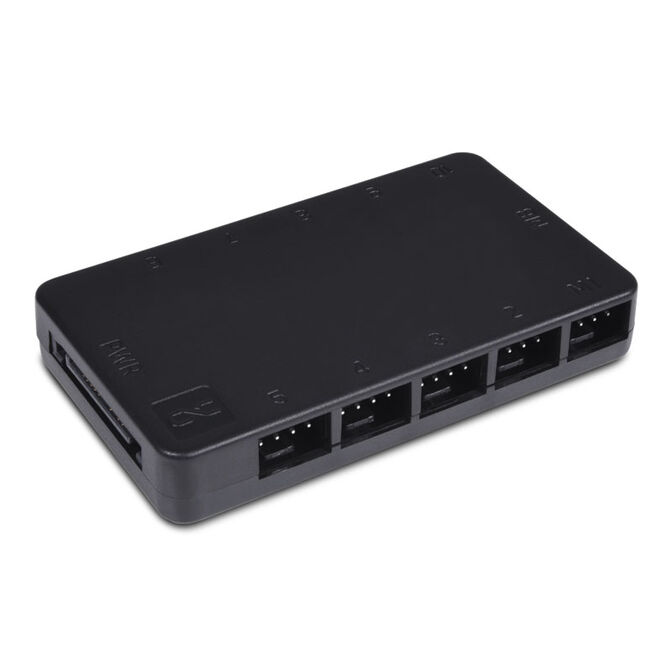 Core 10x 4-Pin PWM Splitter with SATA power connector fancontroller