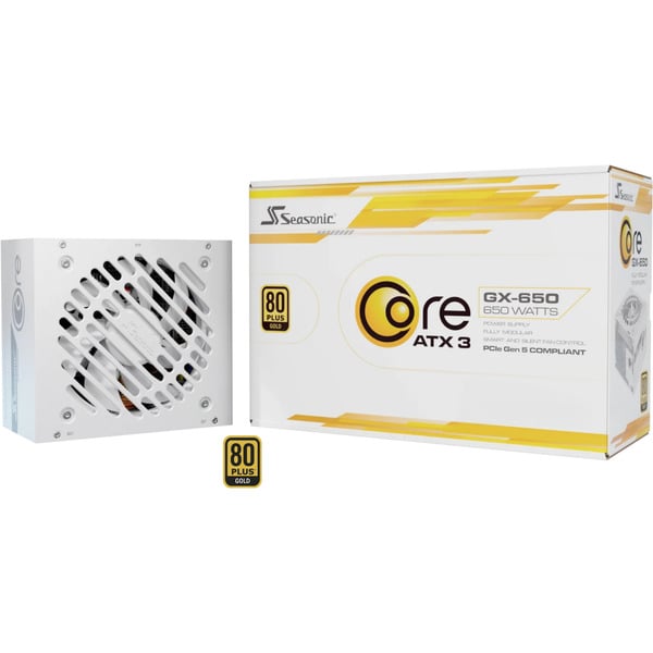 Core GX-650-V2-WHITE modulaire 650 watt voeding 