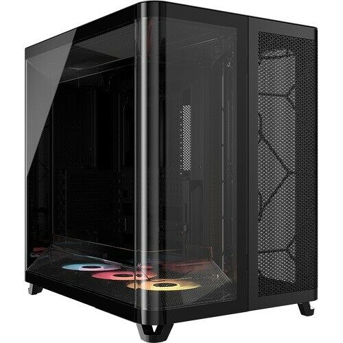 Corsair AIR 5400 RS-R ARGB Tempered Glass, Tripla Camera, Mid-Tower - Nero