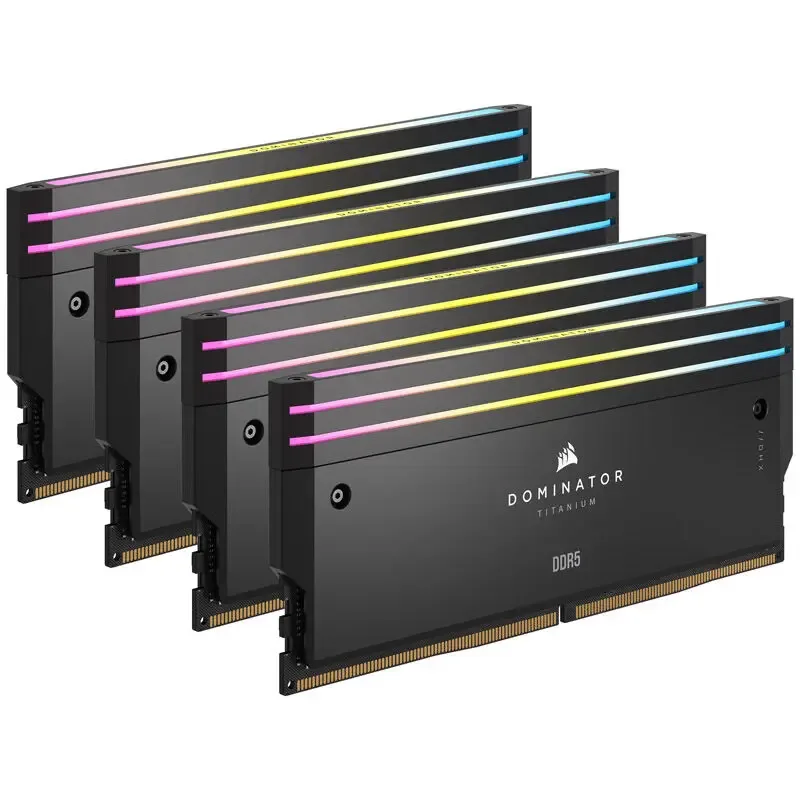 Corsair Dominator Titanium RGB DDR5 6400MHz C32, Nero - 64GB (4x16GB)