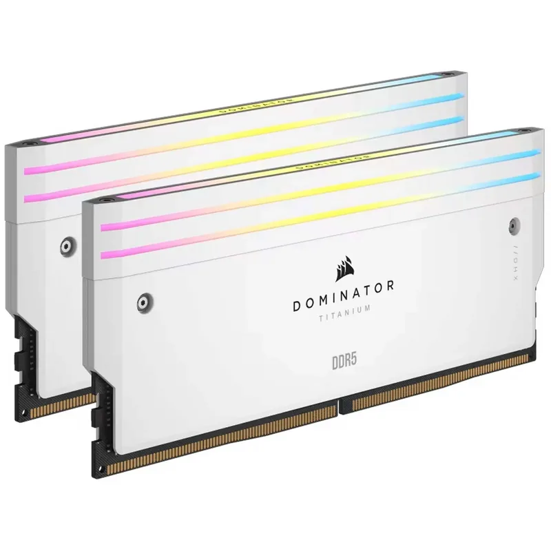 Corsair Dominator Titanium RGB DDR5 7000MHz C34, Bianco - 32GB (2x16GB)
