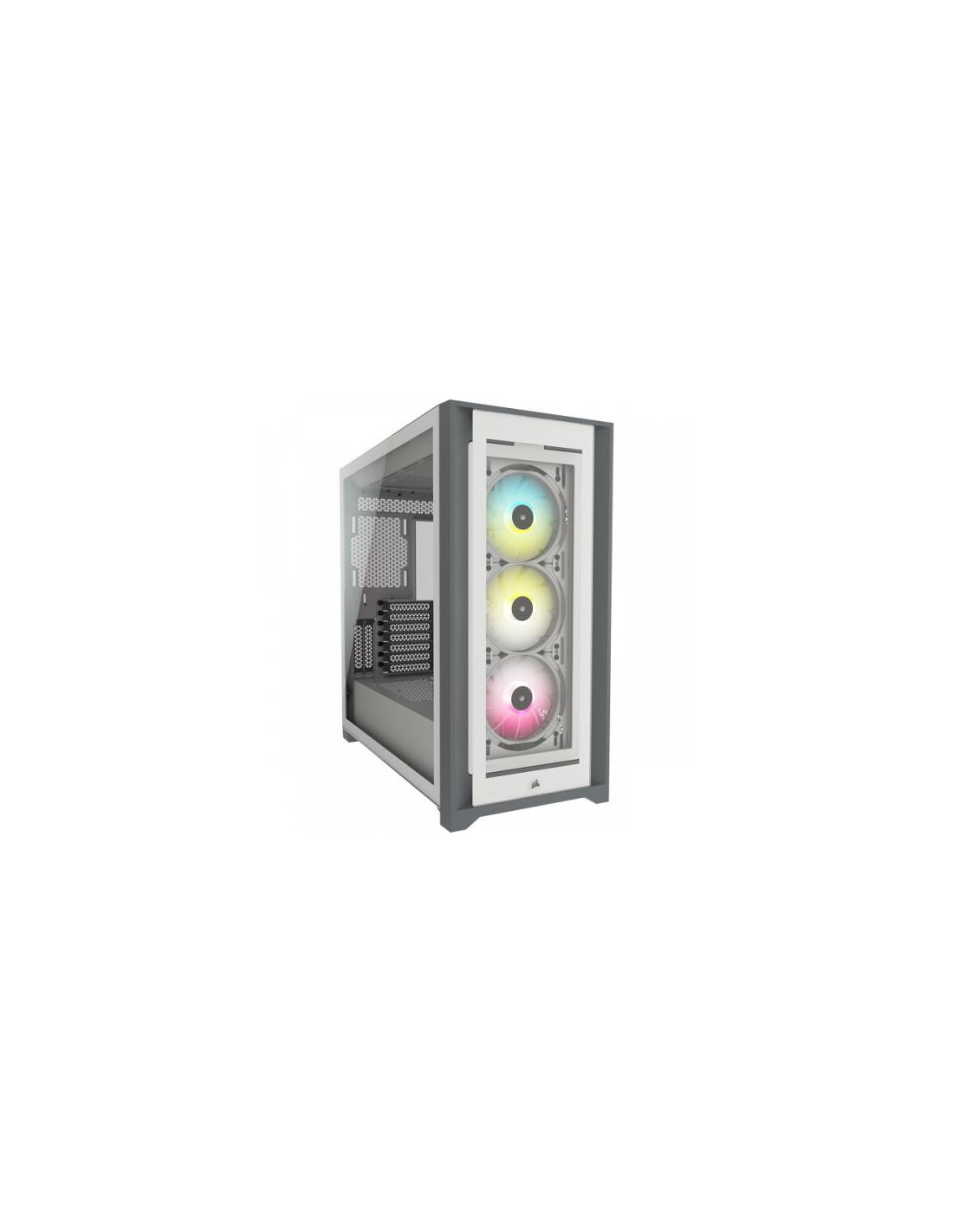 Corsair iCUE 5000X RGB Tempered Glass (Blanc)