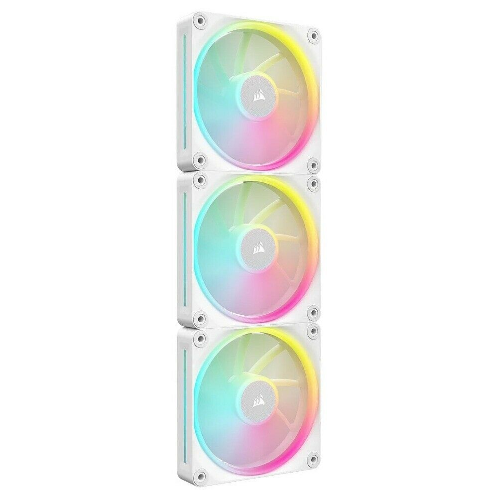 Corsair iCUE LINK LX120-R RGB, Ventole PWM Reverse, Triple Fan Kit, Bianca - 120mm