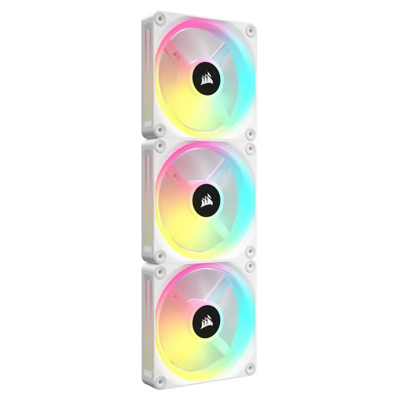 Corsair iCUE Link QX120 RGB Kit de démarrage pack de 3 - Blanc