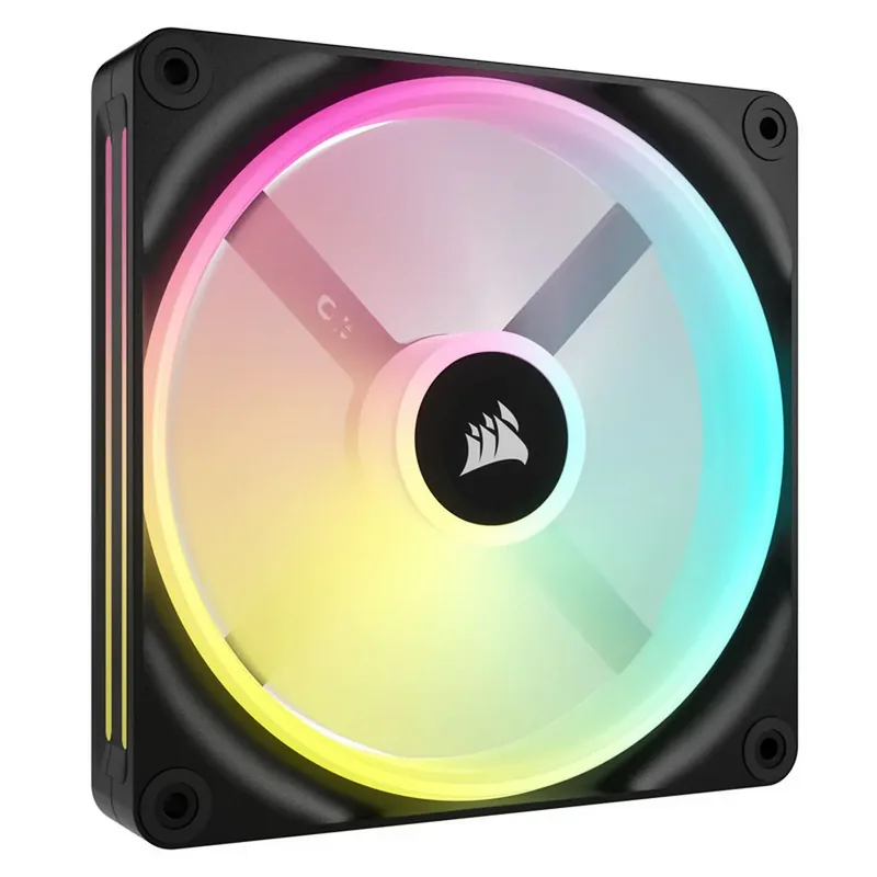 Corsair iCUE LINK QX140 RGB Series, Ventola PWM - 140mm, Nero